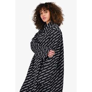 Vetements Black/White Monogram Rain Jacket Size L